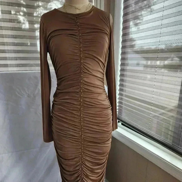 Minkpink Willow Ruched Jersey Dress size Small. Homecoming - Picture 2 of 5